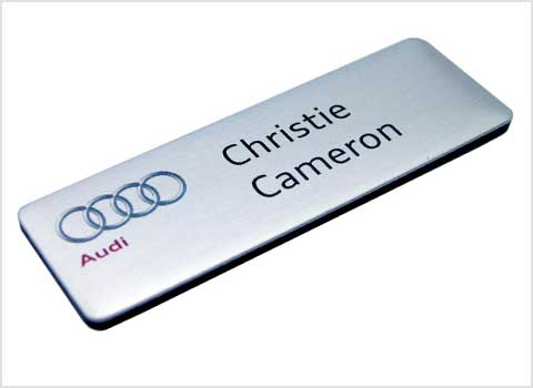 Metal Engraved Name Tags, Design & Print Custom Name Tags Online